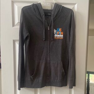 Gray US Open Surfing Hoodie